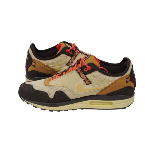 Nike Mens Cactus Jack Air Max 1 CJ Sneakers Size US 11 Baroque Brown Tan Orange - Picture 9 of 13